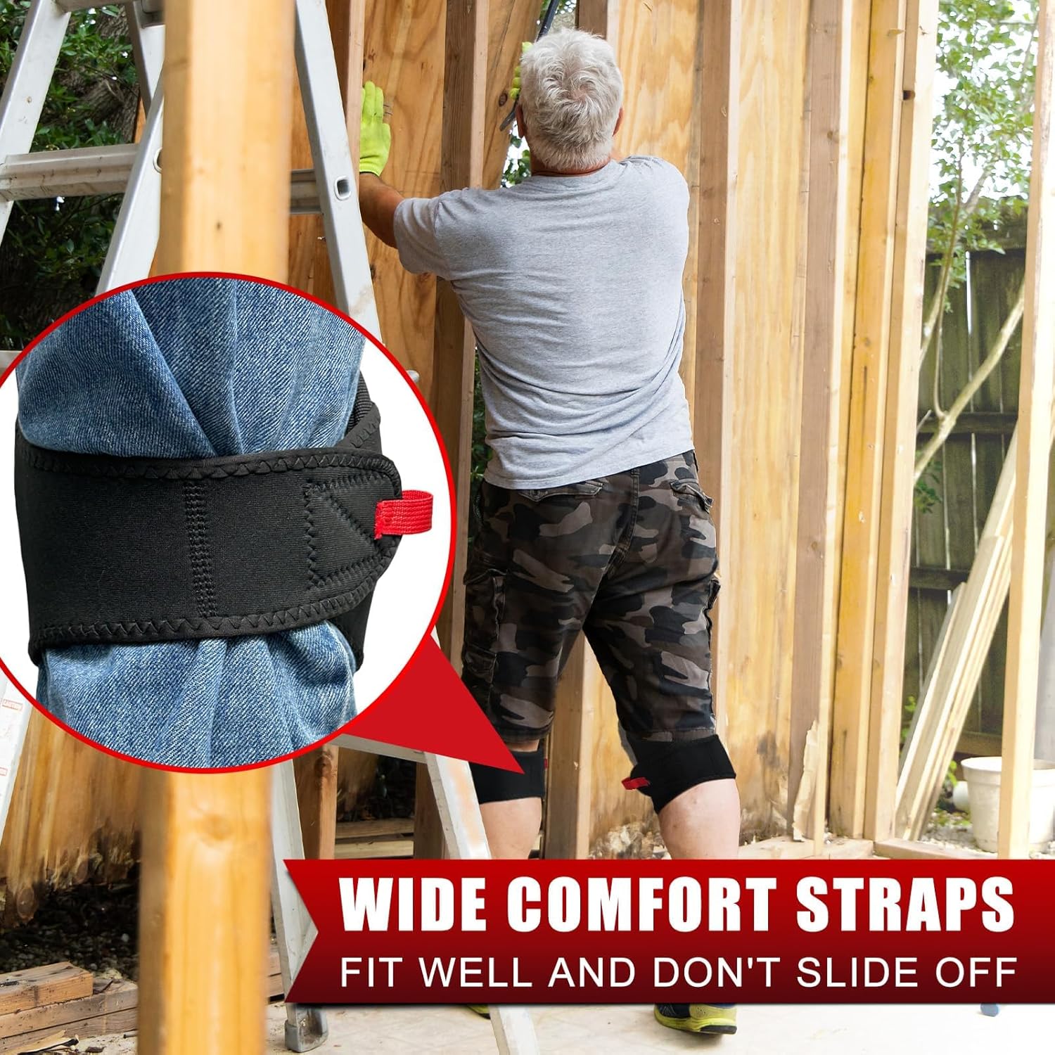 Bundle-Green Kneeling Pad and Grey Knee Pad