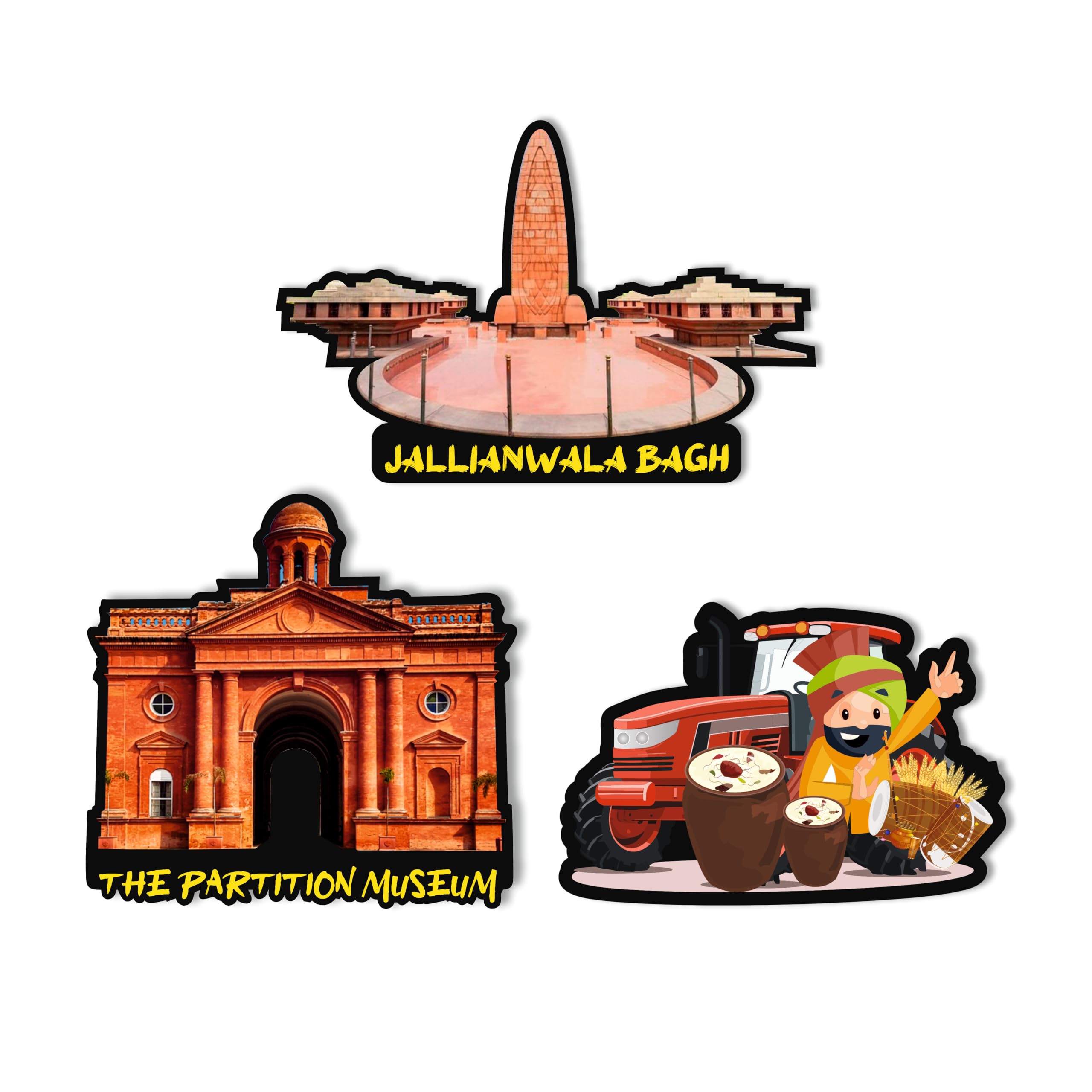Amazingily Historical Place Punjab Wooden Fridge Magnet Gift and Decoration (FM-90) (B0D9DDVBZD) Amazon Price History, Amazon Price Tracker
