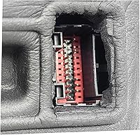 Vista 9 de Espejo de repuesto para puerta lateral derecha del pasajero, cubierta texturizada plegable manual con parpadeo y ajuste de potencia con vidrio