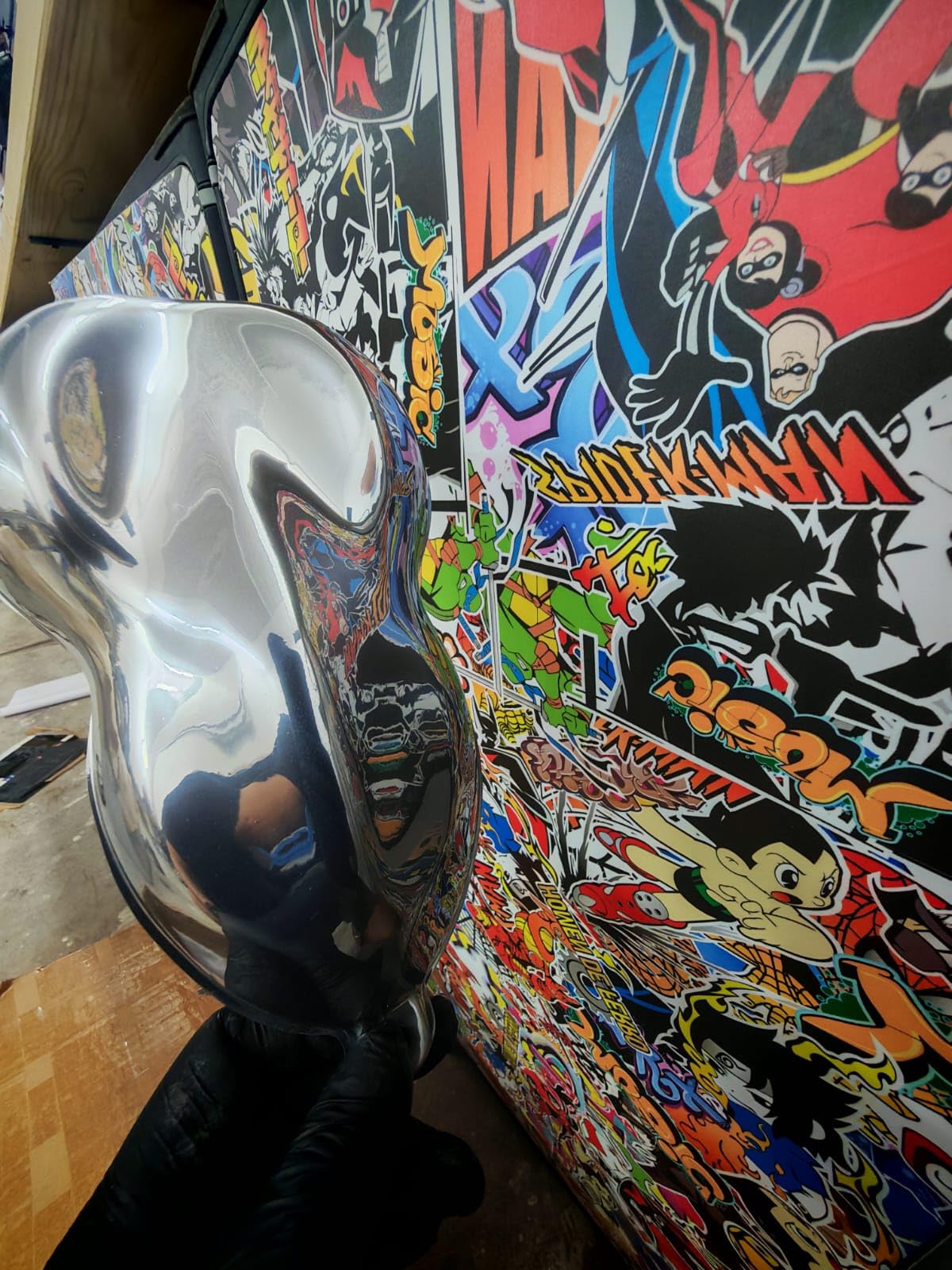 CustomCar Pintura Cromada Nex Chrome, Efecto Espejo Monocapa, Aerosol 400 ml, para Ópticas faros y Superficies Múltiples