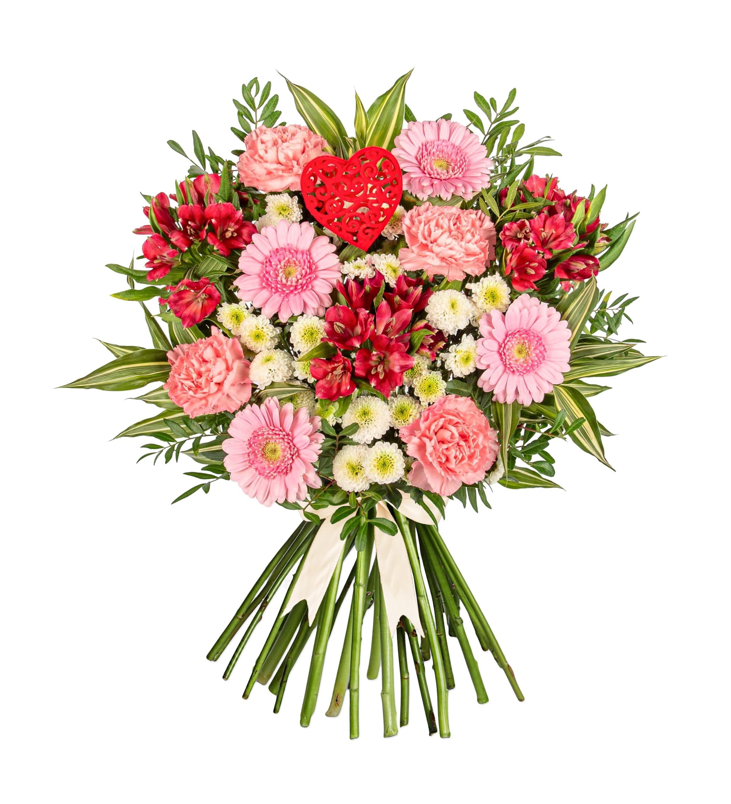 Valentines Florist Choice Surprise Premium Fresh Flower Bouquet – Stunning Mixed Stems for: Birthdays, Anniversaries & Sympathy – Next day Flowers Delivery (Medium)