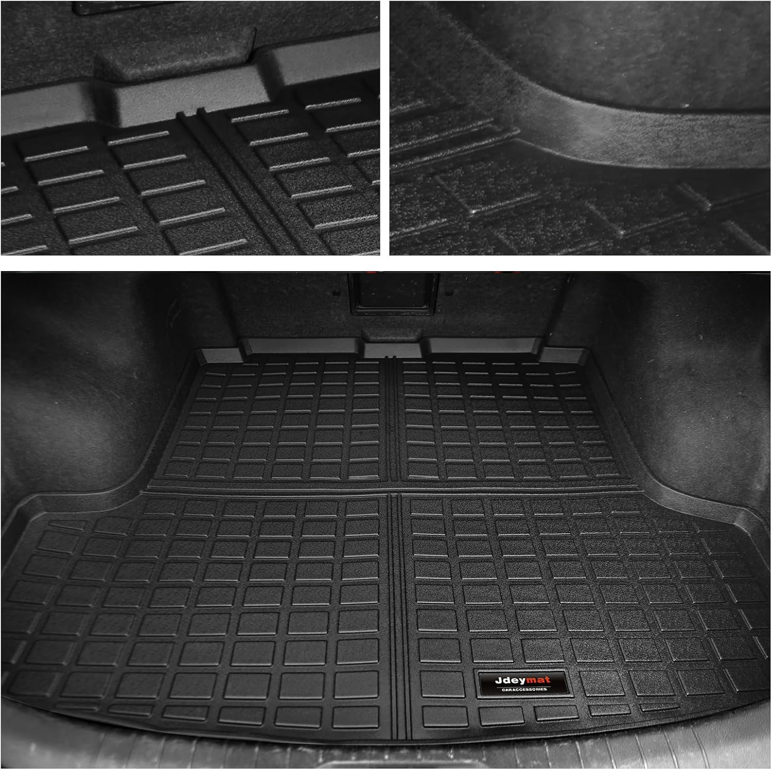 Floor Mats & Cargo Trunk Liner Set Compatible for Nissan Altima 2019 2020 2021 2022 2023 2024 2025 2026 Accessories All Weather TPE Rubber Mat