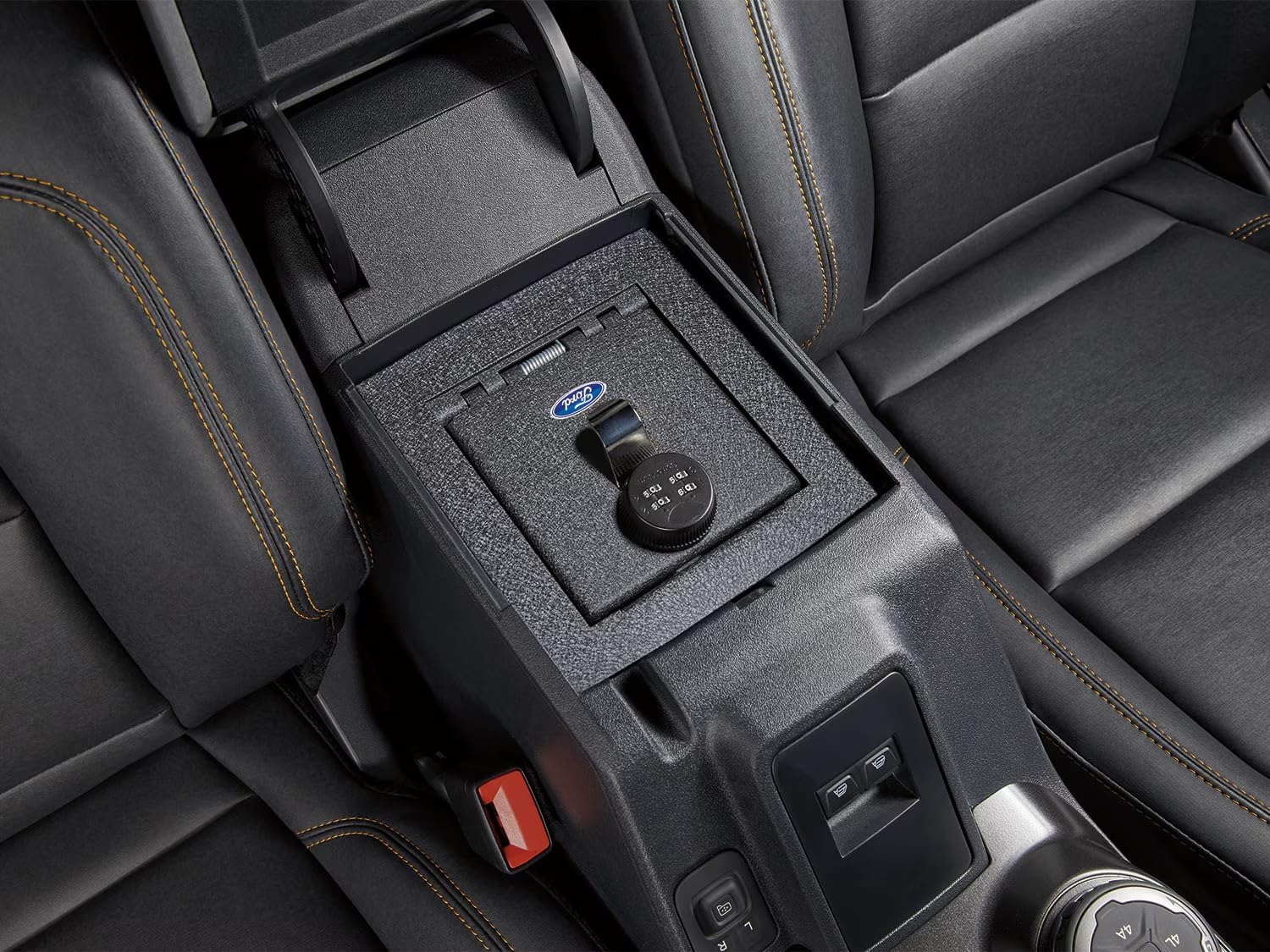 OEM VM2DZ-9906202-A Center Console Vault Locking Safe for 2021-2024 Ford Bronco OEM VM2DZ-9906202-A Center Console Vault Locking Safe for 2021-2024 Ford Bronco