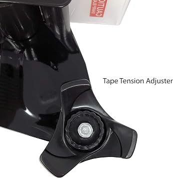 Clipco Tape Dispenser Gun Packing Tape Included (3-Pack) (Black-Gray)