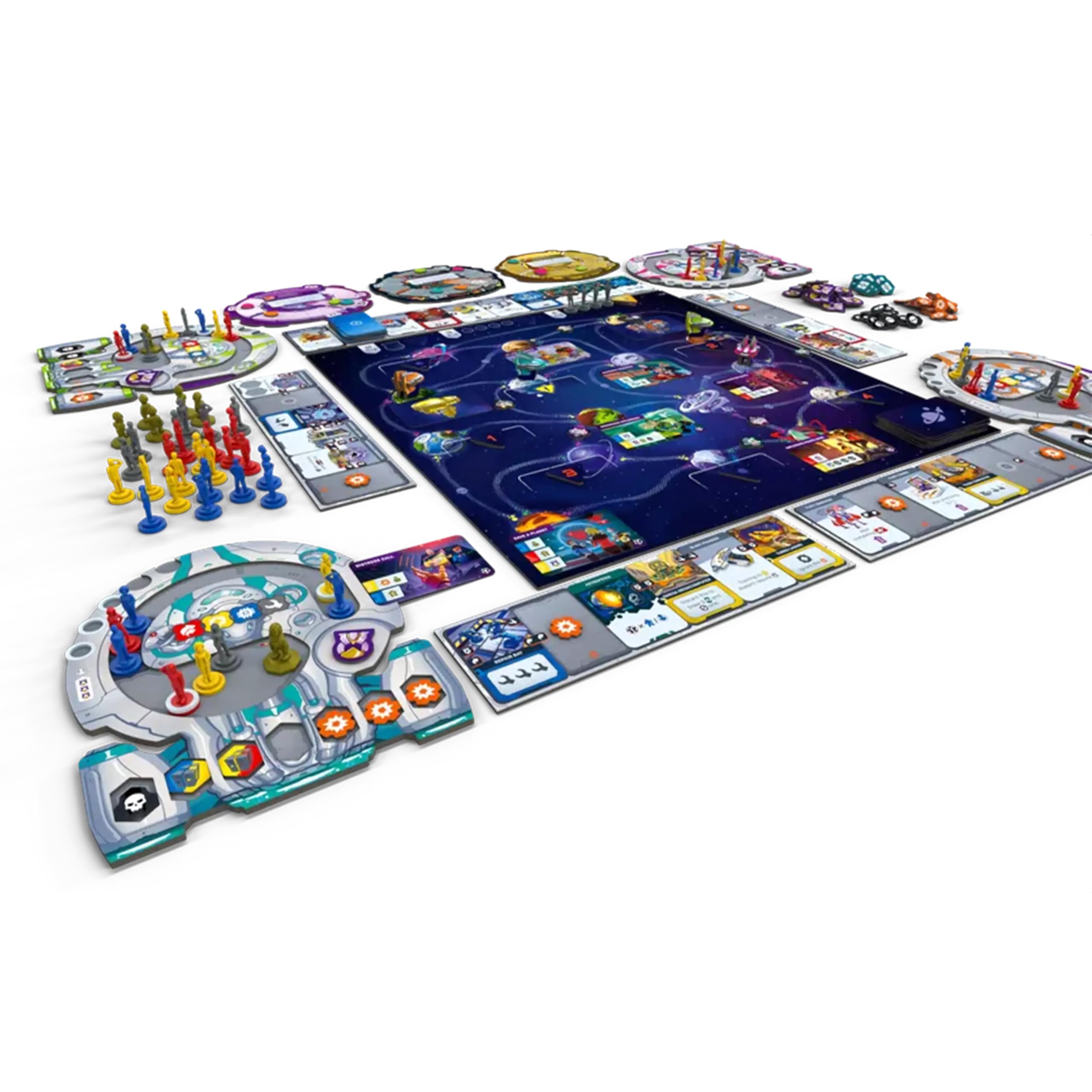 Czech Games Edition Starship Captains - Innovatives Brettspiel im Weltraum - Deutsch - 1-4 Spieler - Ab 12 Jahren