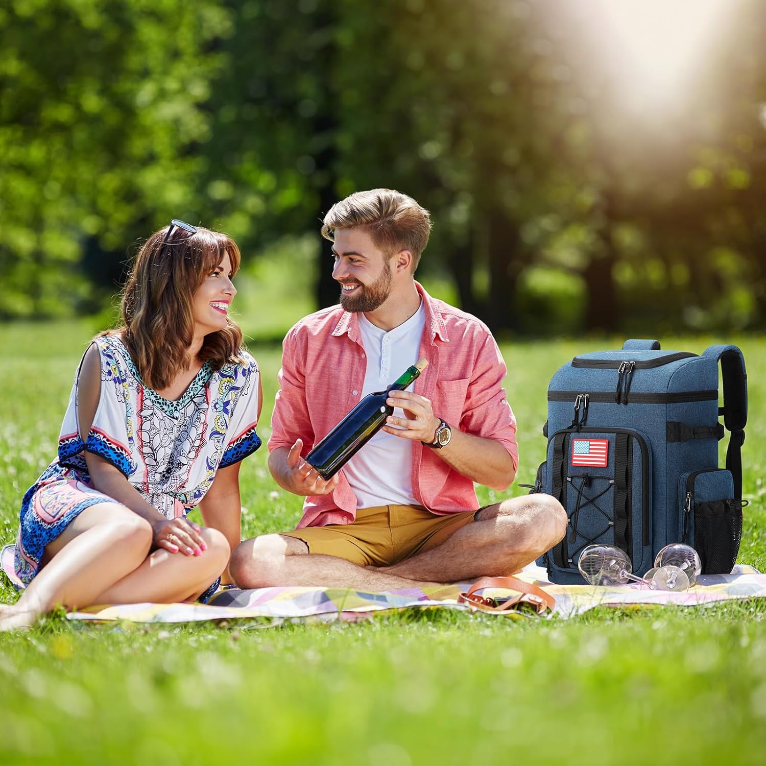 Maelstrom Backpack Cooler,Soft Lightweight Leakproof Cooler Backpack,Men Women 35/50 Can Insulated Cooler Bag,Keeps Hot/Cold for Up to 16 Hours,Perfect for Camping, Beach