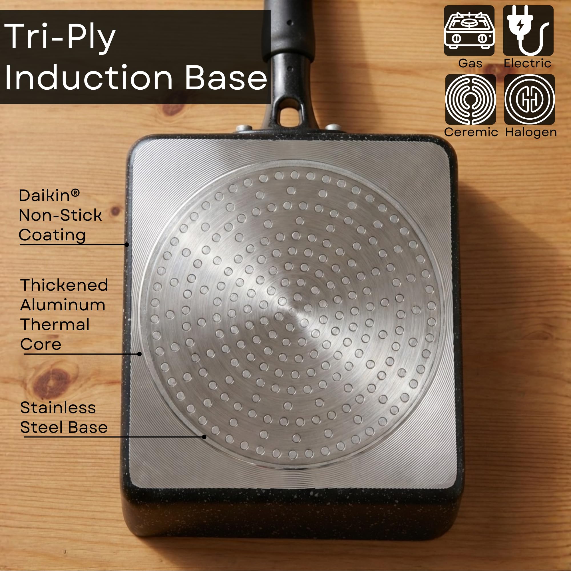 HAPPI STUDIO Tamagoyaki Pan - Japanese Egg Pan -7