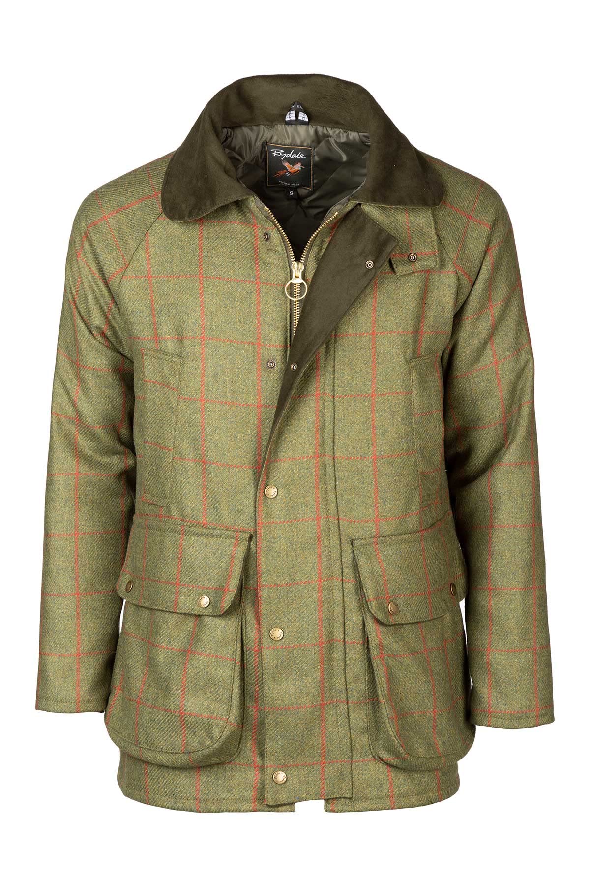 Rydale Men's Scampston Tweed Derby Tweed Jacket Uk Made Hunting Coat 2 Colours (L, )