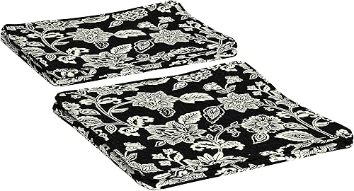 Miniatura 8 de Arden Selections ProFoam Essentials - Juego de cojines para asientos profundos para exteriores, 24 x 24 pulgadas, palmera de hojas rojas