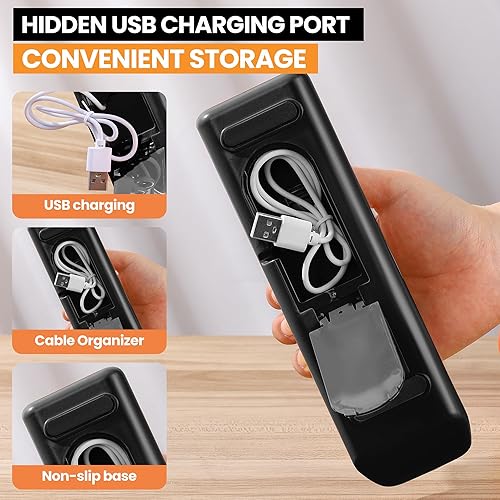 Miniatura 6 de ZERNBER Afilador de cuchillos eléctrico profesional de 2 etapas, negro, afilador de cuchillos para una amplia gama de cuchillos de cocina con