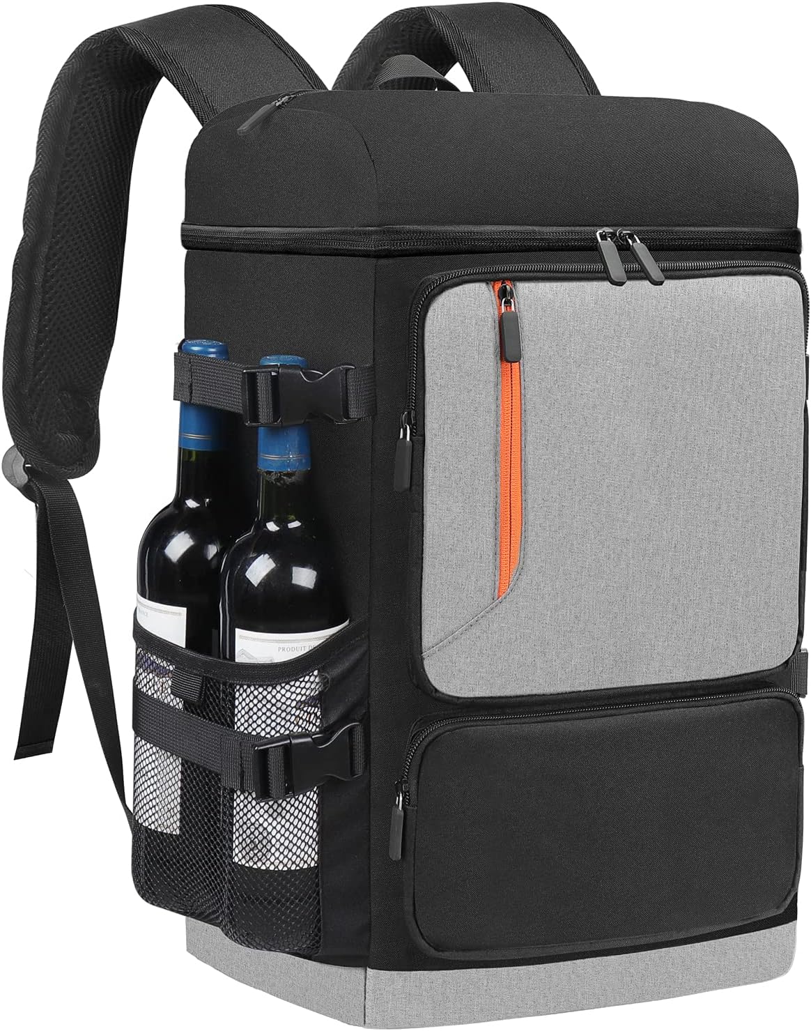 Insulated Cooler Backpack 58 Cans Large Capacity Backpack Cooler for Men Women, Leak-Proof & Waterproof with Bottle Opener, Double Deck Cooler Bag for Camping, Hiking, Beach