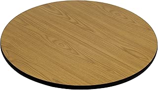 Flash Furniture 42'' Round Table Top with Natural or Walnut Reversible Laminate Top - coolthings.us