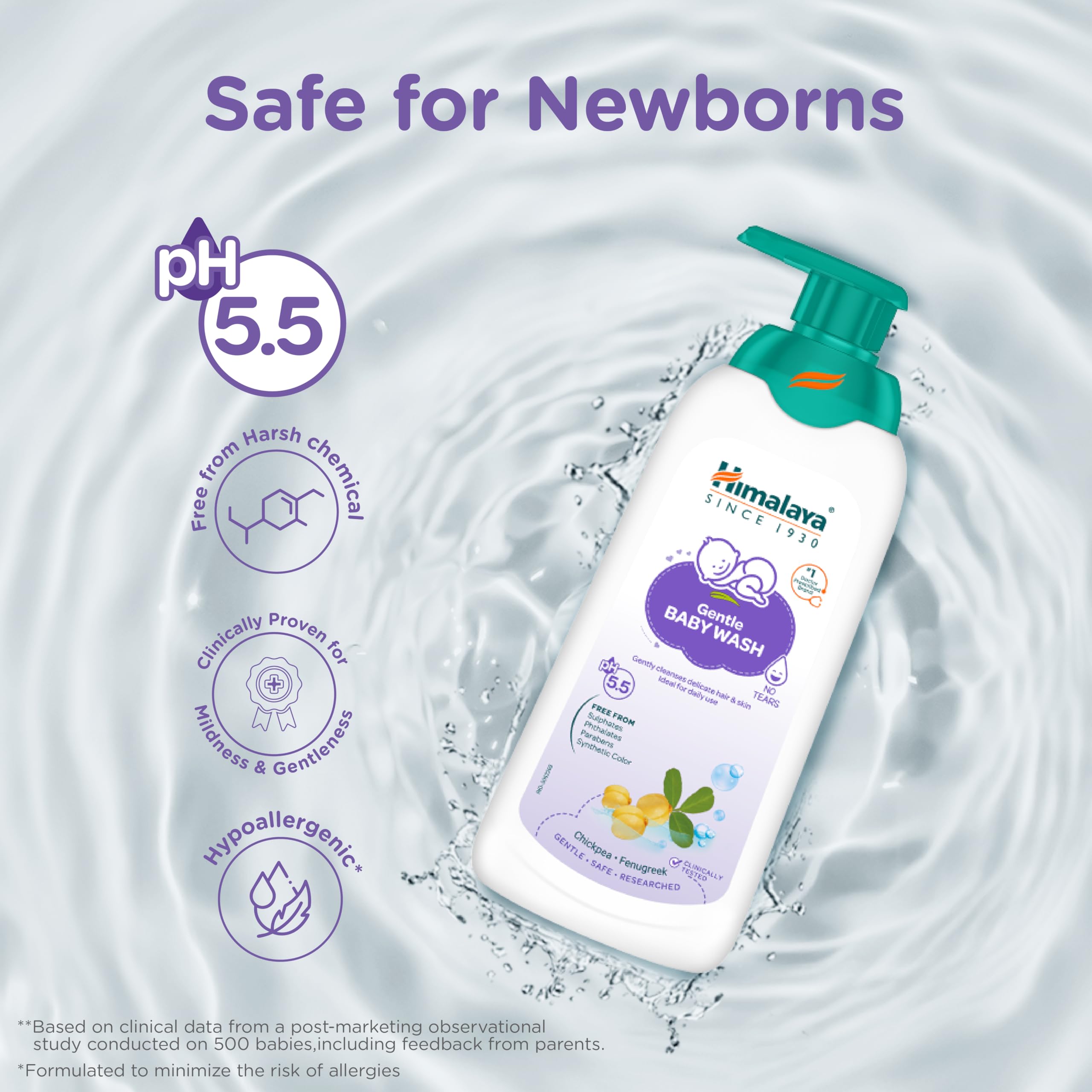 Hlmalaya Gentle Baby Wash 400 Ml