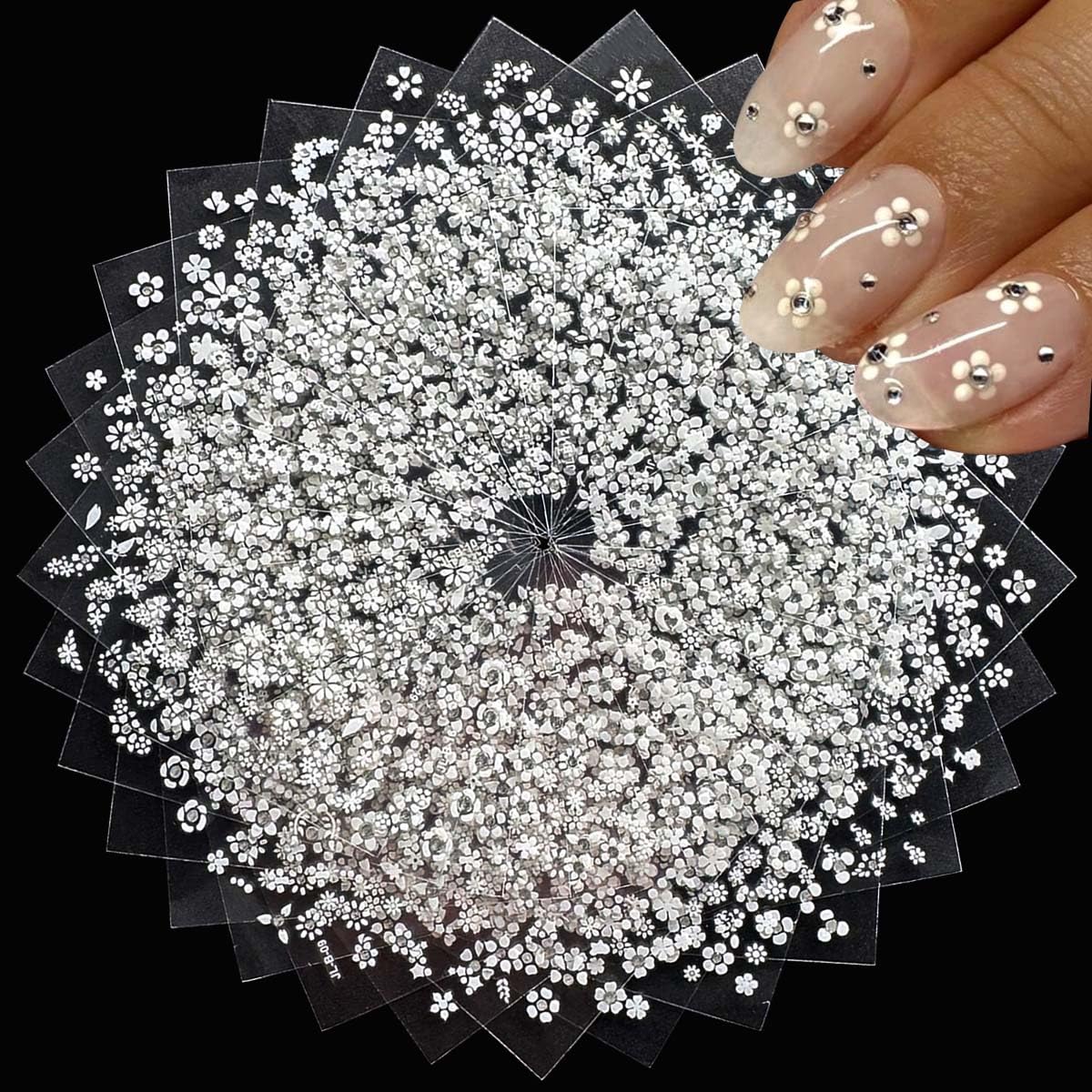 Halloween Nail Stickers - 30 Sheets for Spooky Nails -11
