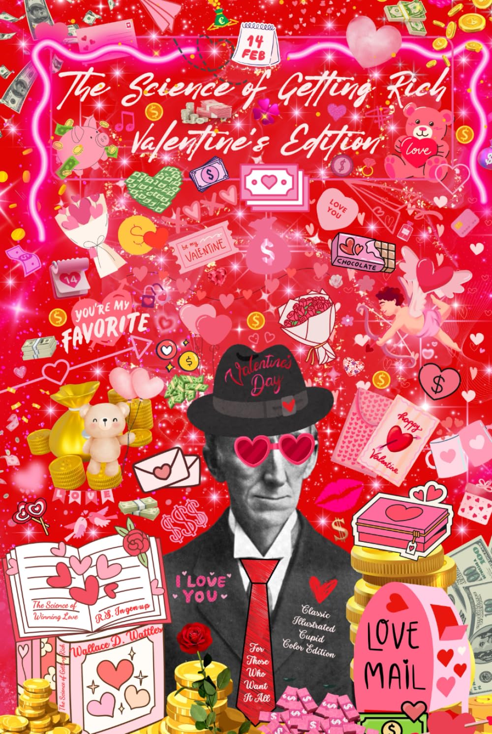 The Science of Getting Rich Valentine’s Edition - Give Love, Get Rich: For Those Who Want It All - Classic Illustrated Cupid Color Edition