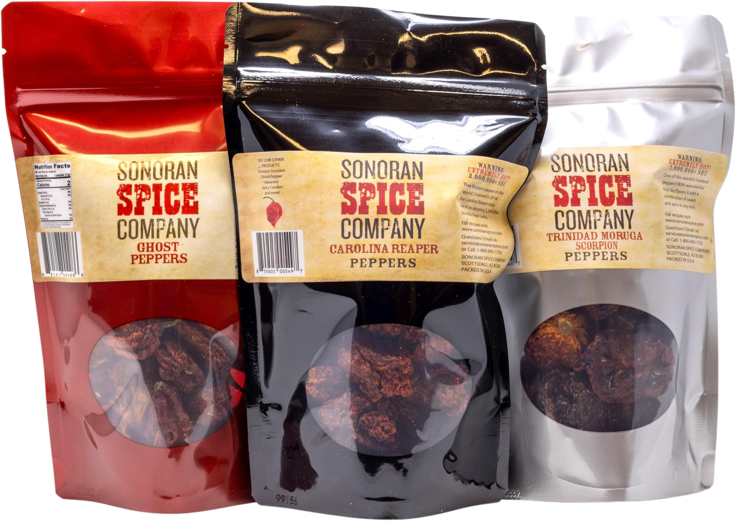 World's Hottest Peppers 3 Pack