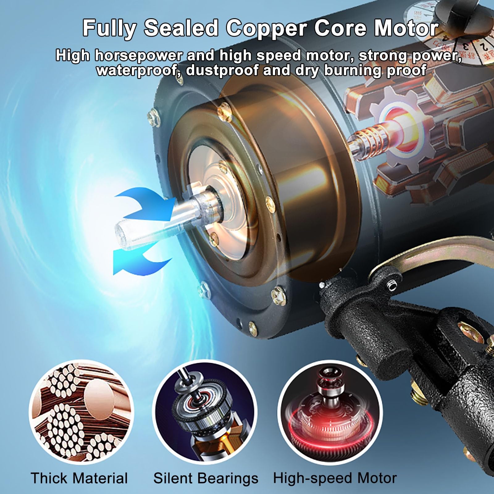 FQMYLTYN 26in/30in Misting Fan 3 Speed, Outdoor Commercial Pedestal Fan with 90° Oscillating, Adjustable Height Spray Fan for Backyards, Patios, Restaurant, Garage, Gym, Factory Workshop(75cm/30in)