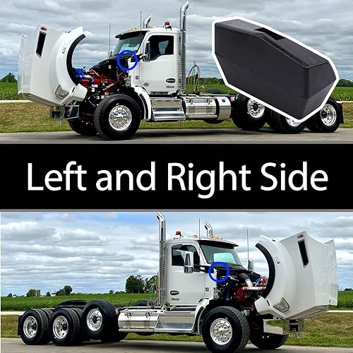 Miniatura 10 de L85-6082 - Soporte para parachoques de capó compatible con Peterbilt 579 Kenworth T680 T880 Reemplazar M75682 L856082 L856082 lado del conductor o