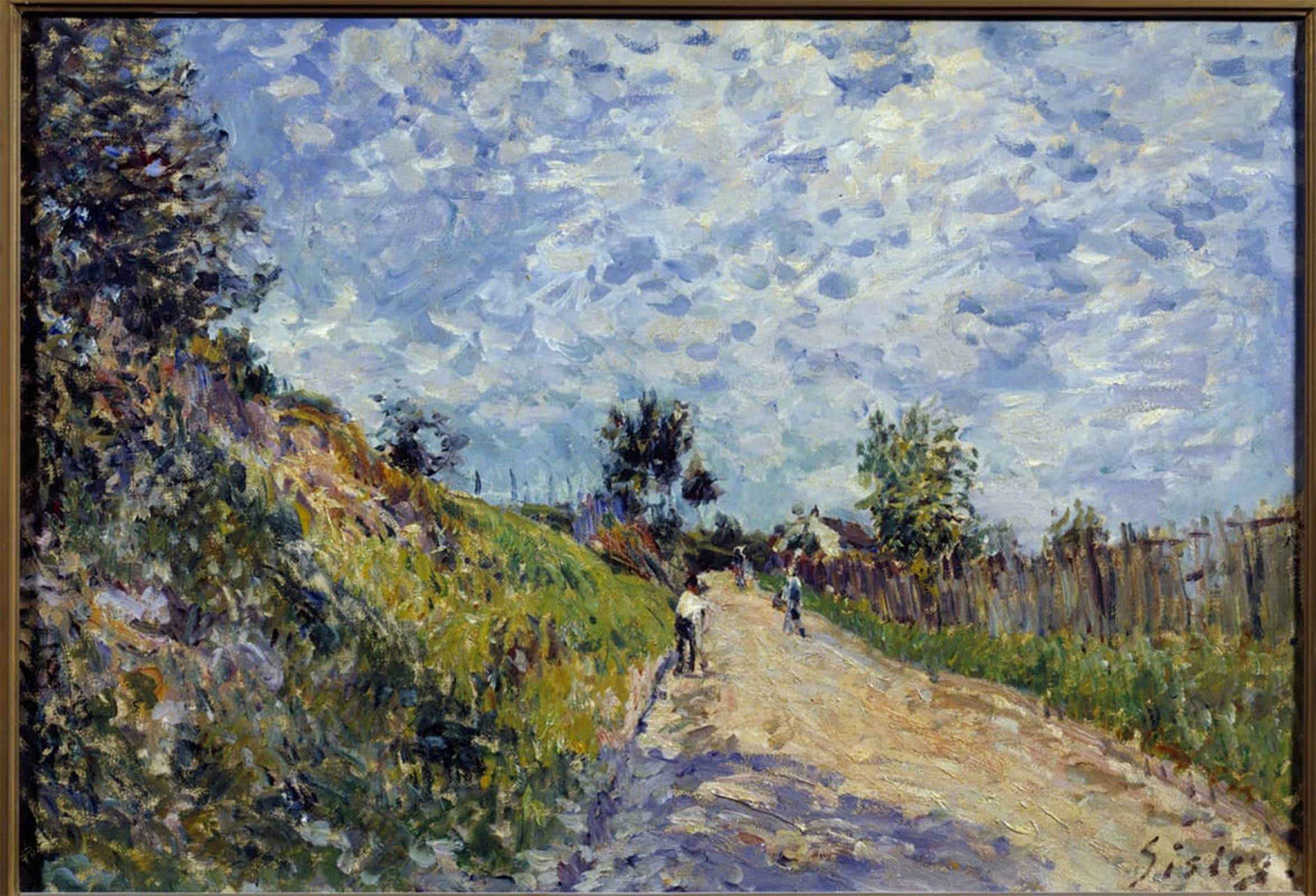 ARTXLXXBN Famous Prints Artwork Pictures Poster Painting Art Landscape Painting by Alfred Sisle Artwork Landscape Pictures for Home Decor 60x90cm