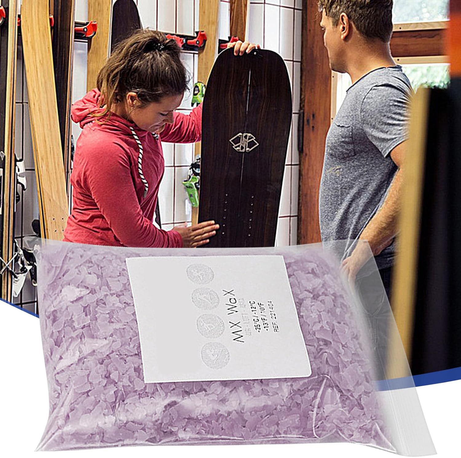 Skate Wax,All Temperature Glide Paste - 100g Easy Apply Snowboard Wax,for Skiing Winter Sports Snowboarding Cold Weather Athletes Snowboarders Skiers Beginners