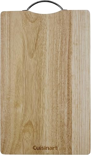 Cuisinart Rubberwood - Tabla de cortar de 15.5 pulgadas, 10 pulgadas, talla única, marrón