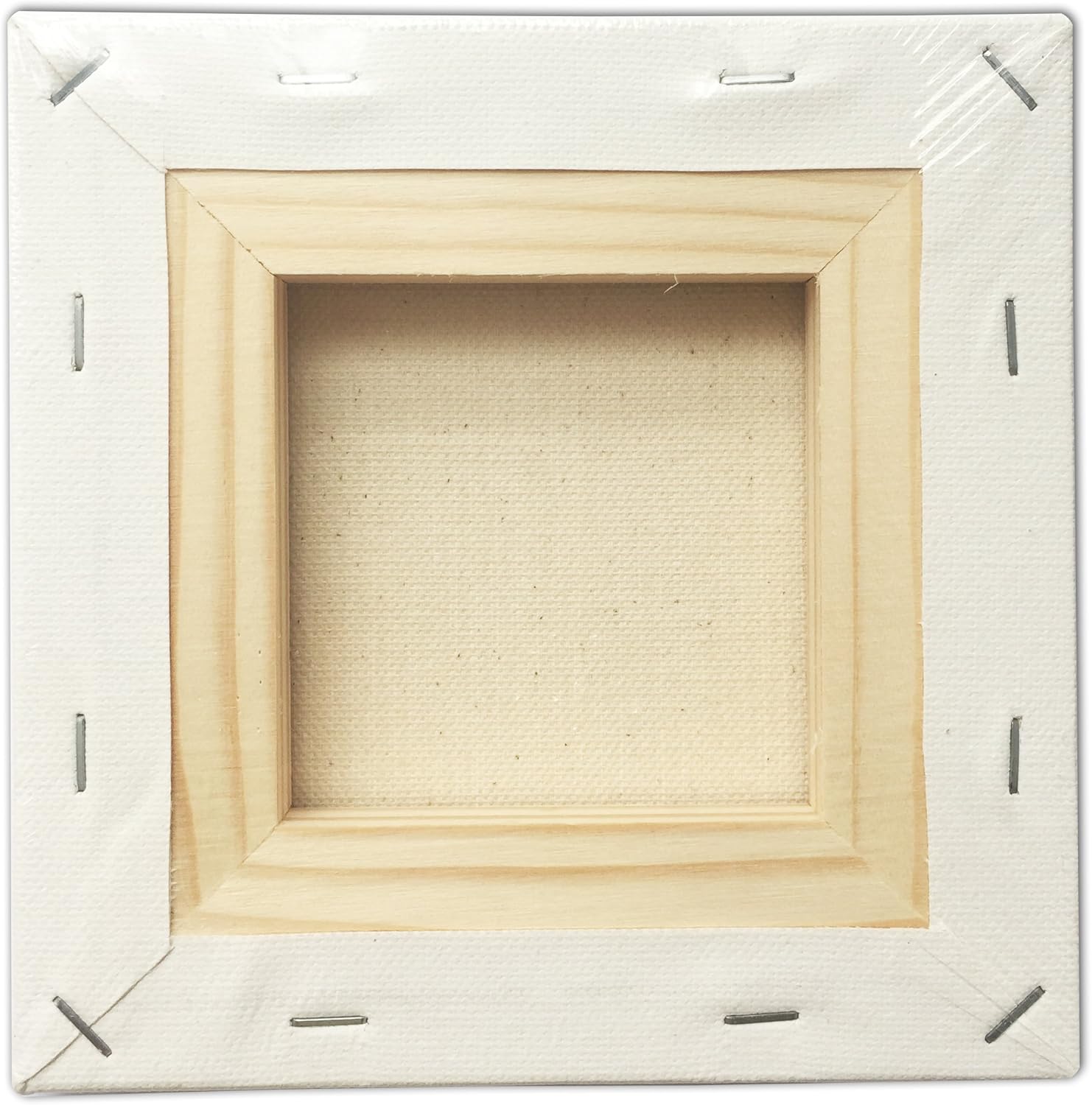 LWR CRAFTS Stretched Canvas 6" X 6" Pack of 6 - Image 4