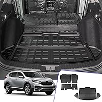 Vista 12 de Rongtaod Alfombrillas de Piso Compatibles con Honda CRV 2023 2024 2025 2026 Forro de Maletero Forro de Carga Alfombrilla de Carga Protector