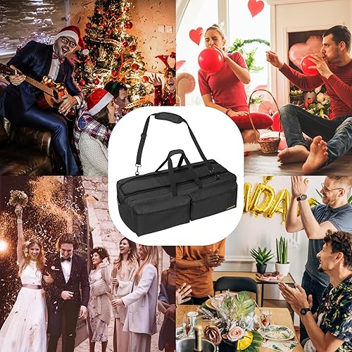 Miniatura 7 de TORIBIO Bolsa para telescopio, bolsa de almacenamiento acolchada de 30 pulgadas y funda de transporte para telescopio, bolsa de viaje para