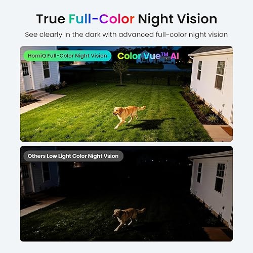 Miniatura 4 de Cámara de seguridad para ventana de 3MP 2K, cámaras WiFi para interiores de 2.4 GHz5 GHz con visión nocturna a color Colorvue AI, detección de