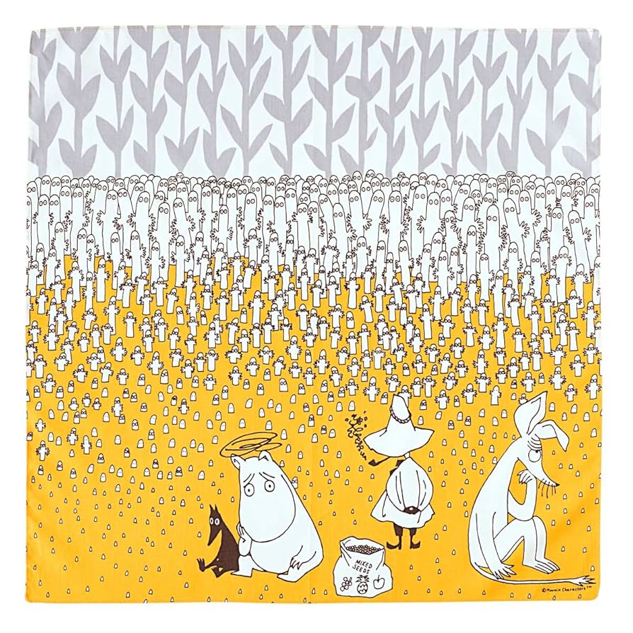 Amazon.co.jp: MOOMIN(ムーミン)Tribute Works ハンカチ 50×50cm