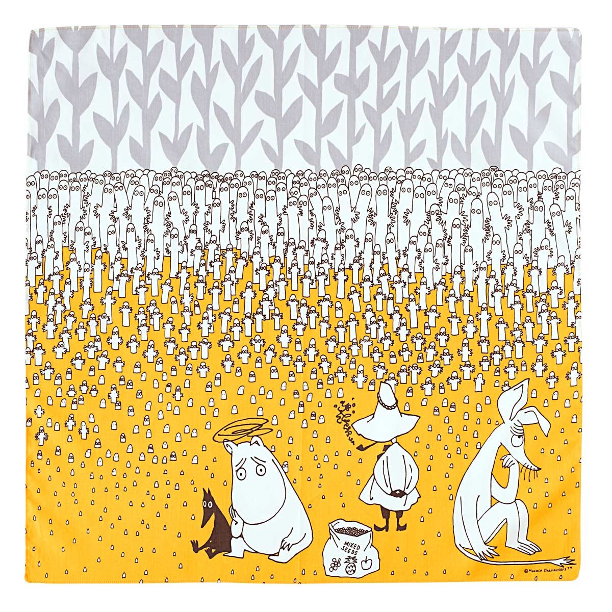 Amazon.co.jp: MOOMIN(ムーミン)Tribute Works ハンカチ 50×50cm