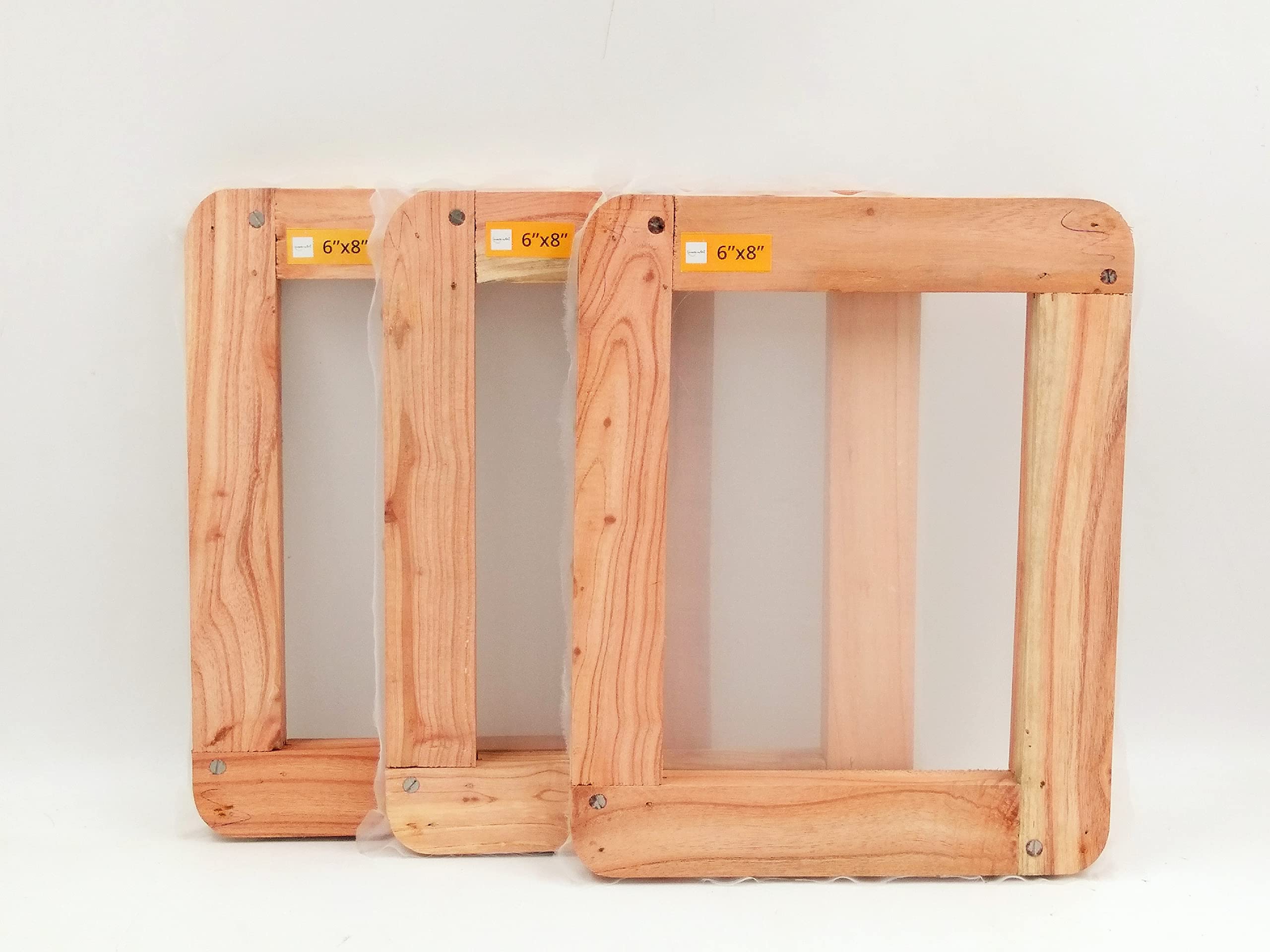 Sumikrafts Screen Printing Kit-Frame-Whole Sale Pack of 3 pcs- for Screen Printing-Size Small 6'' X 8'' Pre-Stretched Silk Screen Frame-image-0