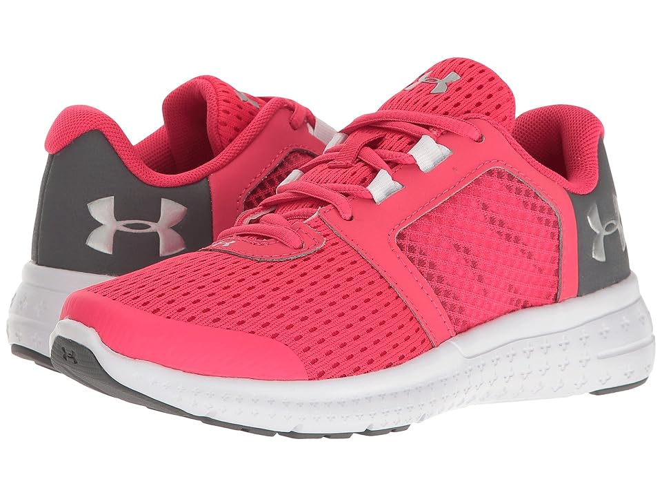

Under Armour Kids UA Micro Fuel RN (Little Kid) (Gala/White/Metallic Silver) Girls Shoes