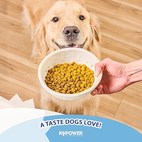 Vista 17 de K9Power Young at Heart - Suplemento para perros mayores para longevidad y vitalidad - Apoya las articulaciones, el cerebro, el corazón