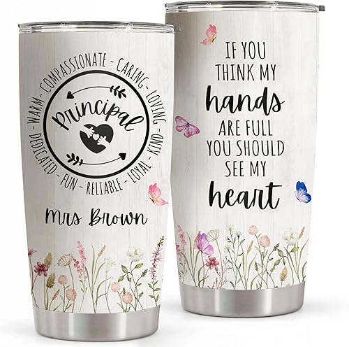 Miniatura 1 de Regalos personalizados de agradecimiento para mujeres, vaso de 20 onzas, los mejores regalos para directores, regalos para el director de escuela,