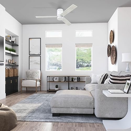 Miniatura 12 de Prominence Home Espy - Ventilador de techo moderno de 52 pulgadas con luz, ventilador LED con control remoto, ventilador de interior de montaje