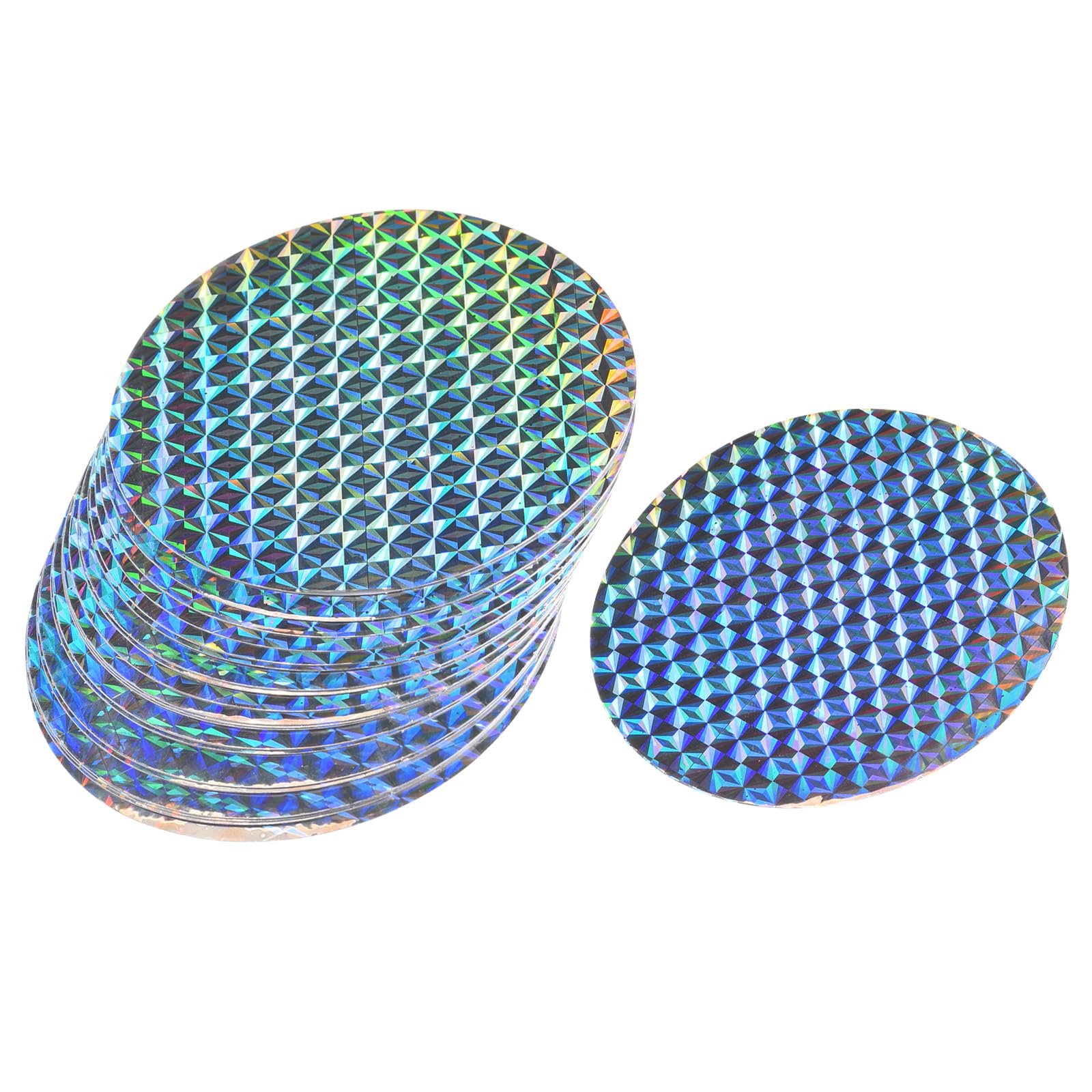 M METERXITY 20 Pack Birds Scare Reflect Device - Self-Adhesive Keeping Birds Away Drive Reflector Apply to Balcony/Window/Door (Silver)