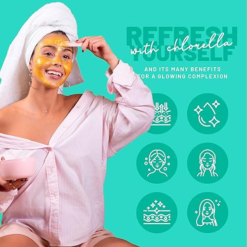 Miniatura 64 de Máscara de gelatina de alta calidad para modelar "máscara de goma", juego de spa - 10 tratamientos