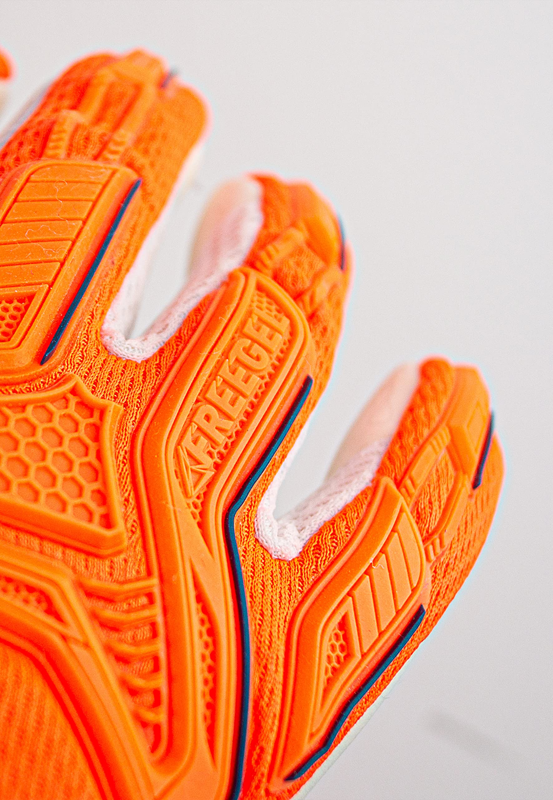 Reusch Unisex rękawice bramkarskie Attrakt Freegel Silver Junior Shocking Orange 5