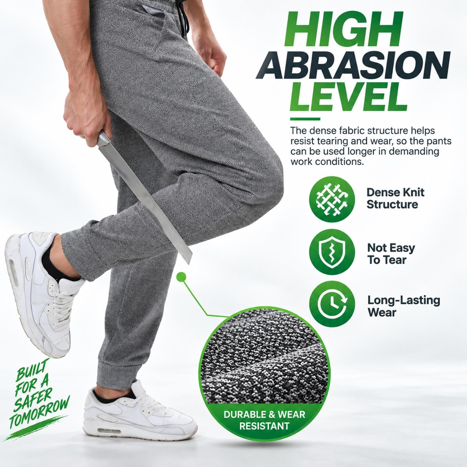 Pantalones Resistentes a Cortes para Hombre Nivel 5 Ropa de Protección