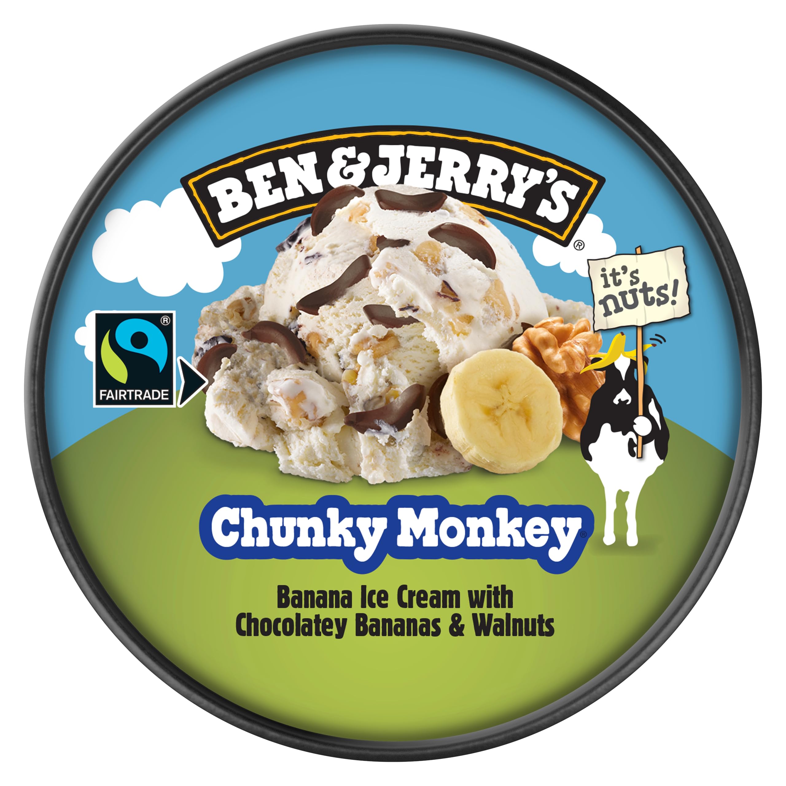 ben & jerry's chunky monkey 465ml