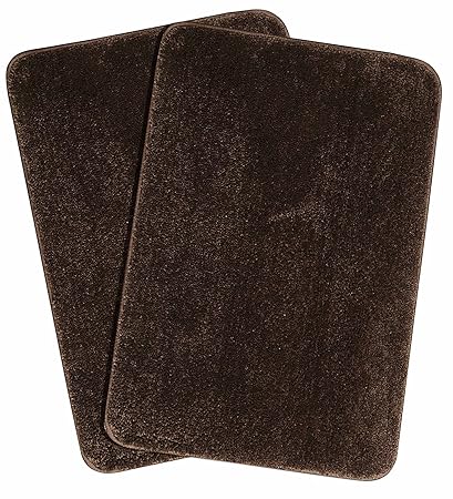 dehati Store Mats Anti Skid Backing,Colour Cofee Set of 2 ( 40 x 60 cm)