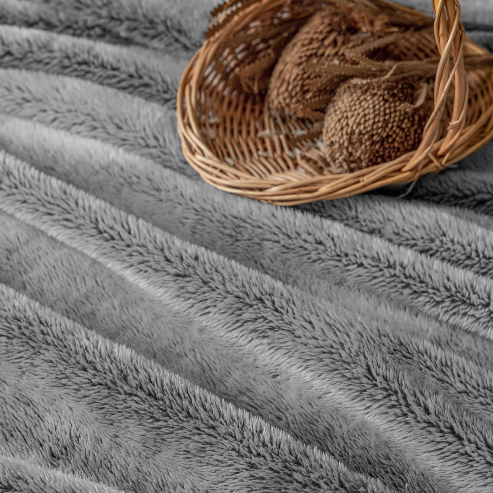 FJAUOQ Coperta in flanella a forma di funghi, per divano, letto, calda, elegante, pelosa, per bambini e adulti, ultra morbida e confortevole, resistente alle pieghe