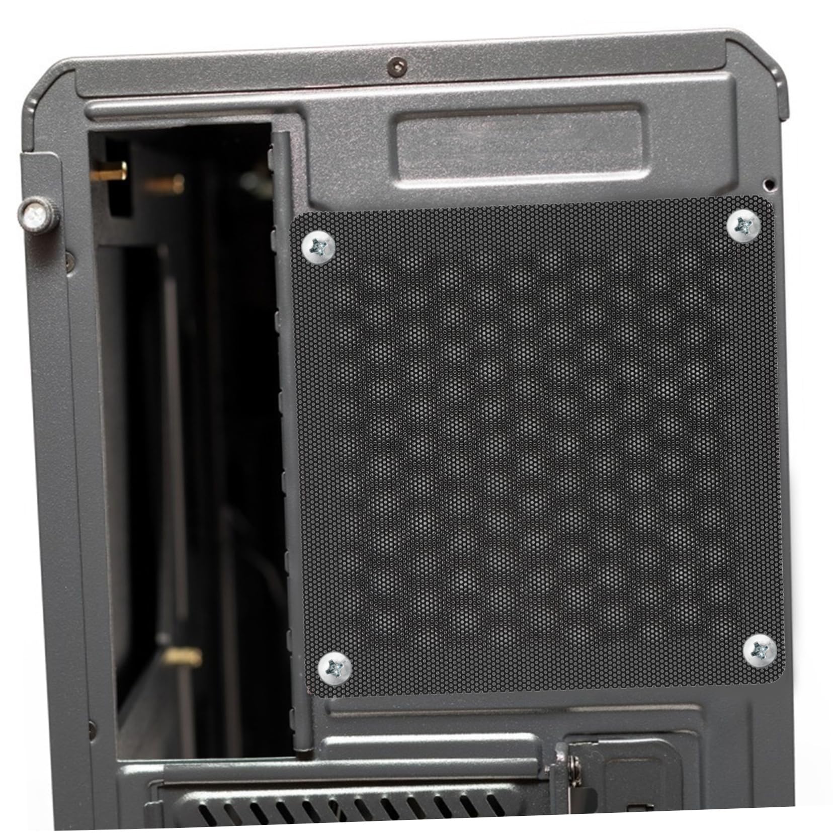 BRIGHTFUFU 12pcs Computer Mesh Fan Filter Net for Pc Case Cooling Fans Easy to Install Washable Design for Extended Service Life