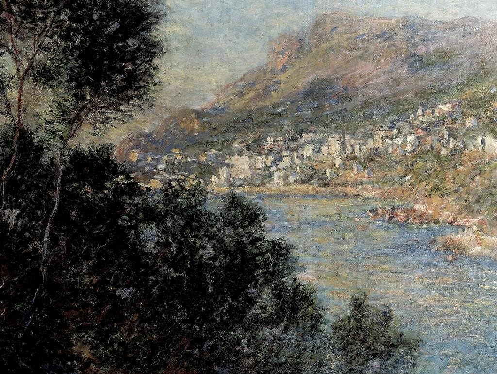 Claude Monte Carlo Vue Du Cap Martin 1884
