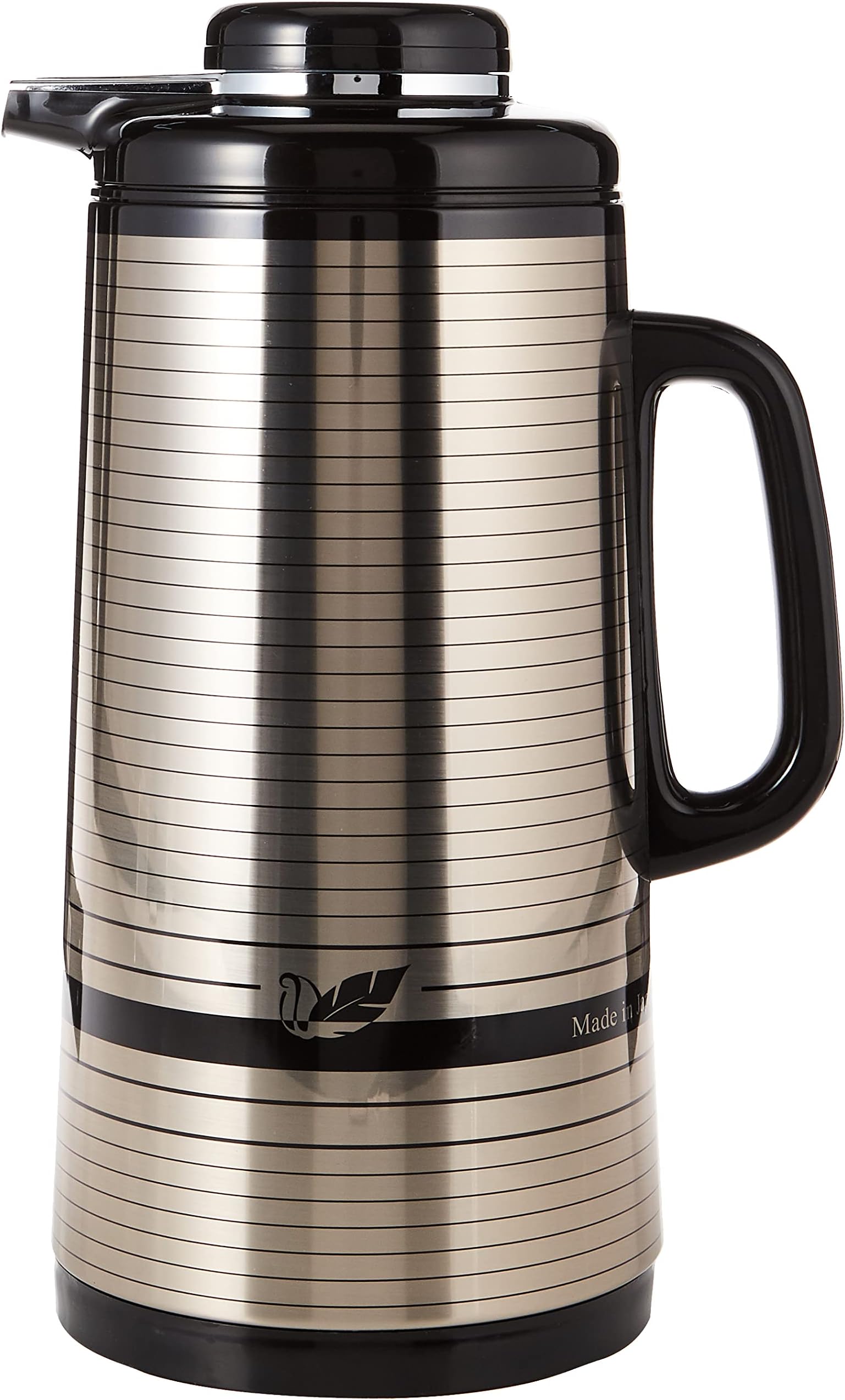 JAPAN VACUUM FLASK CI SSSM دلة بيكوك اليابانية (BLACK, 1.9 L)