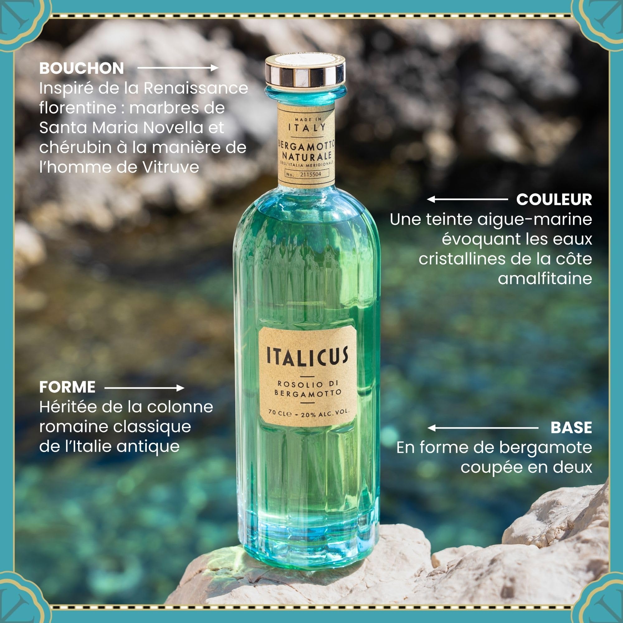 ITALICUS Rosolio di Bergamotte Liqueur - 20%, 70cl