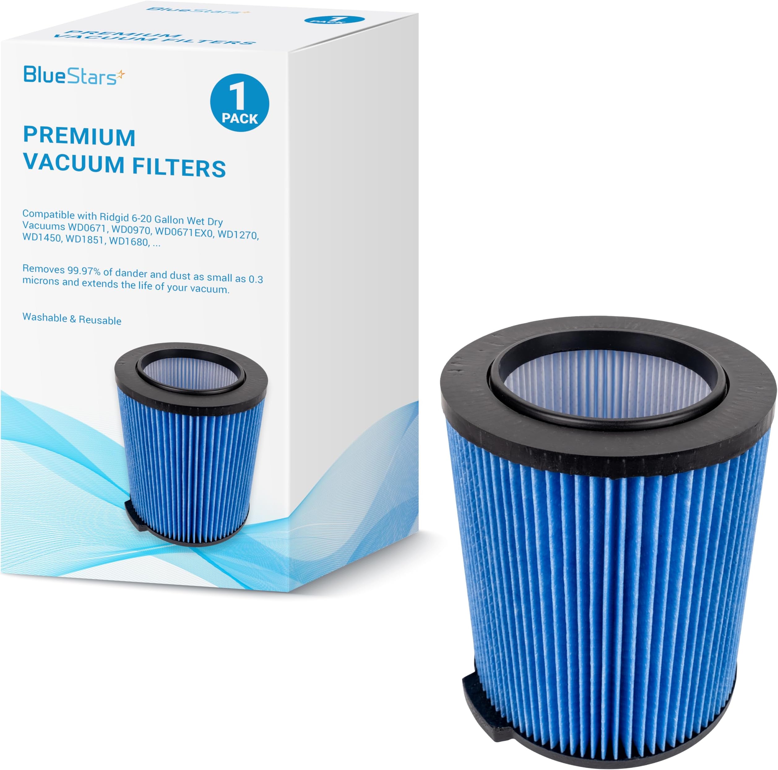 ATXKXE VF5000 Wet Dry Cartridge Replacement Filter For 5-20 Gallon Shop Vacuums - View #6