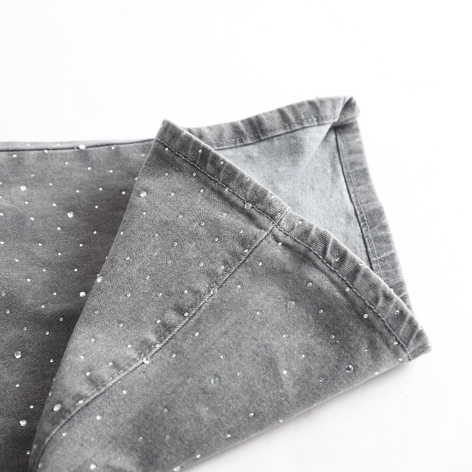 Genérico Baggy Mujer Cintura Alta Pantalones Vaqueros Rectos Vaqueros Mujer Pantalones Skinny Slim Elásticos Ajustados Jeggings Treggings Push Up Pantalón Elástico Ankle