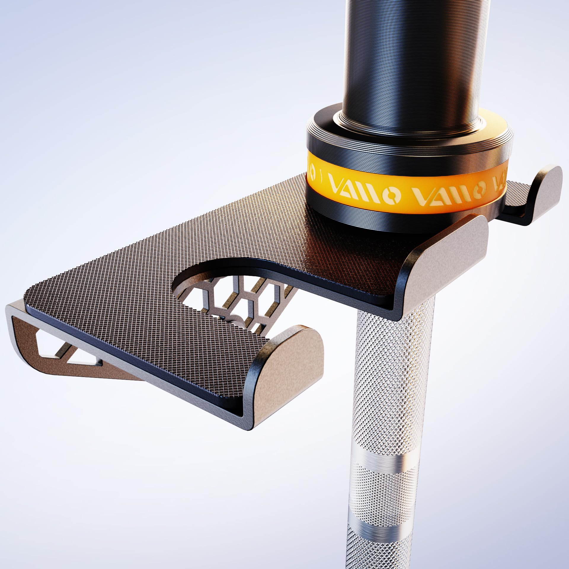 Synergee Olympic Barbell Hanger, Garage Gym Bar Wall Rack